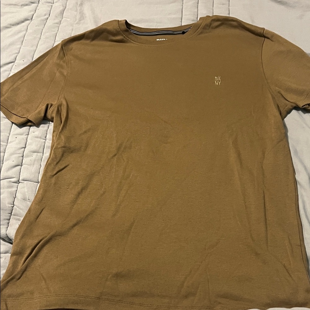 DKNY Tan Short Sleeve Tee